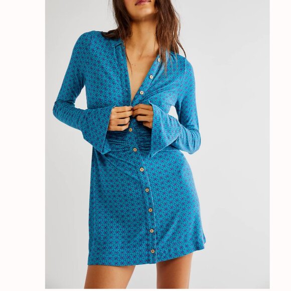 Free People Shayla Mini Dress Small - Picture 1 of 4